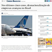 Nos ltimos cinco anos, desnacionalizao de empresas avanou no Brasil